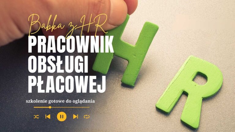 Pracowniczka/pracownik obsługi płacowej (kod zawodu: 431301 pracownik obsługi płacowej) VOD POP